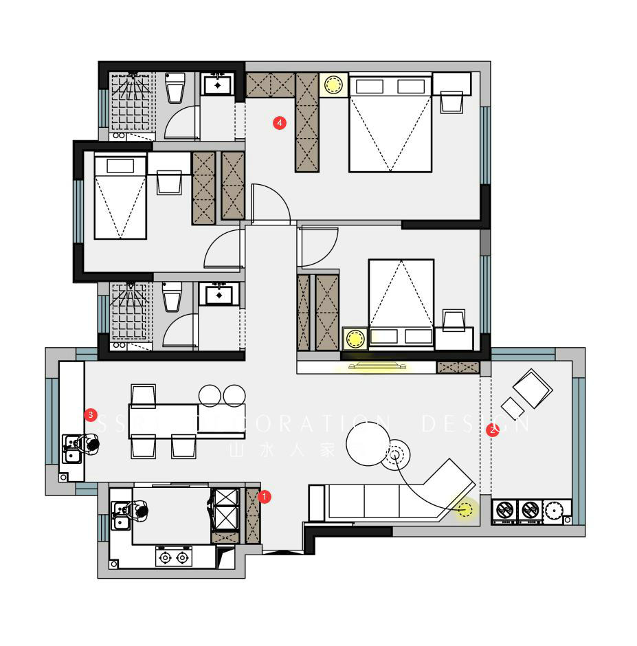 東風(fēng)還建樓意式極簡風(fēng)格裝修效果圖 東風(fēng)還建樓意式極簡風(fēng)格裝修效果圖