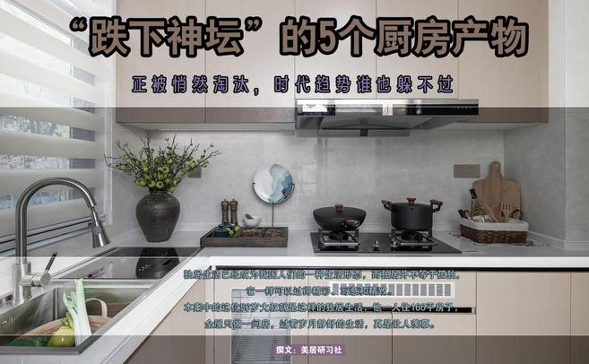山水人家裝飾：“跌下神壇”的5個(gè)廚房產(chǎn)物，正被悄然淘汰，時(shí)代趨勢(shì)誰(shuí)也躲不過(guò)