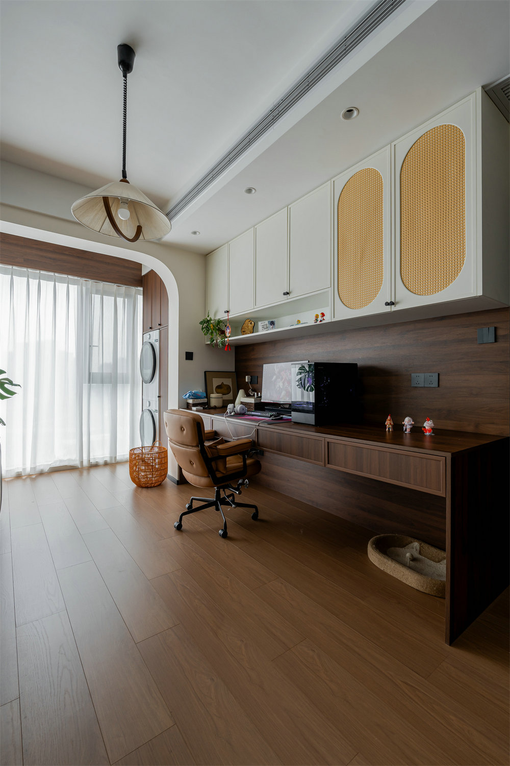 國(guó)博城鳳棲居122平中古風(fēng)格裝修效果圖