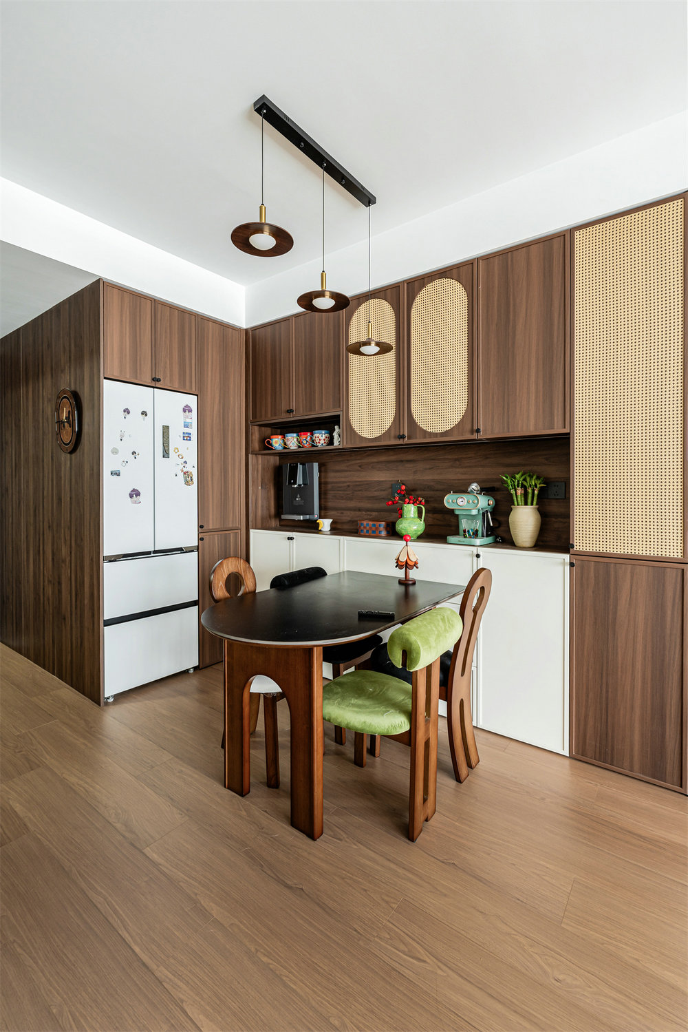 國(guó)博城鳳棲居122平中古風(fēng)格裝修效果圖