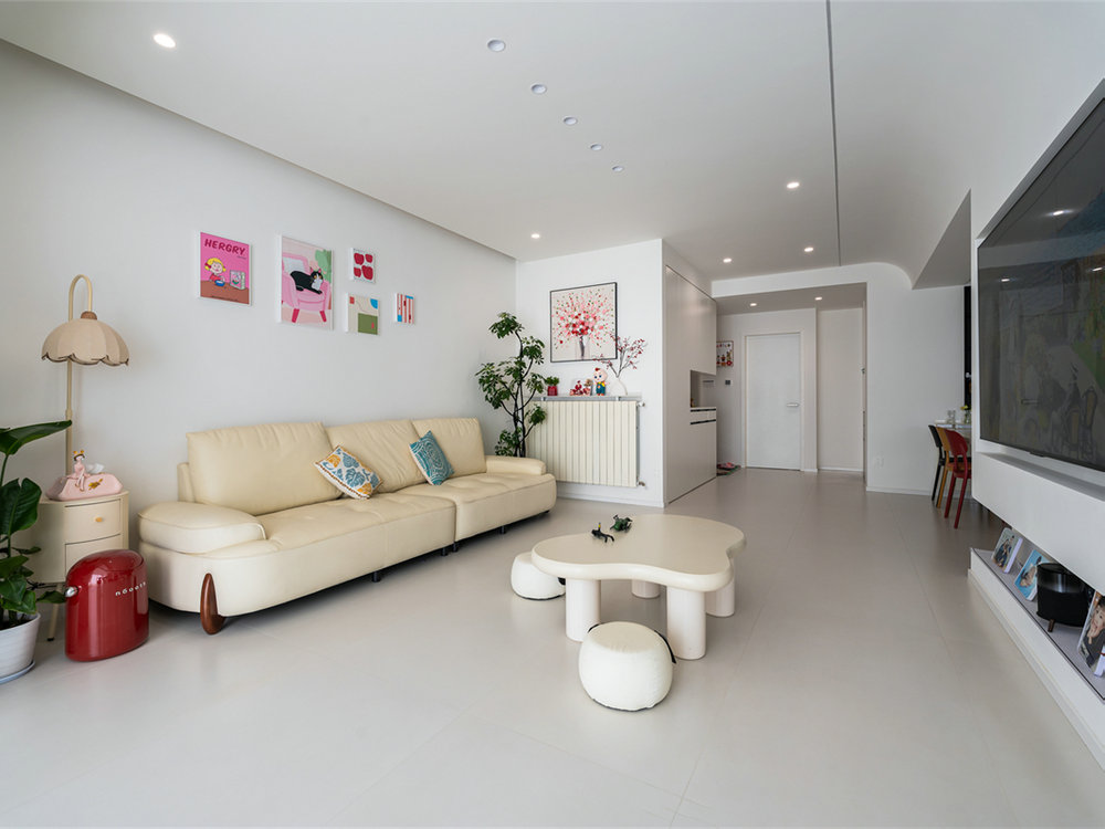 東湖名居151平現(xiàn)代風(fēng)格裝修效果圖