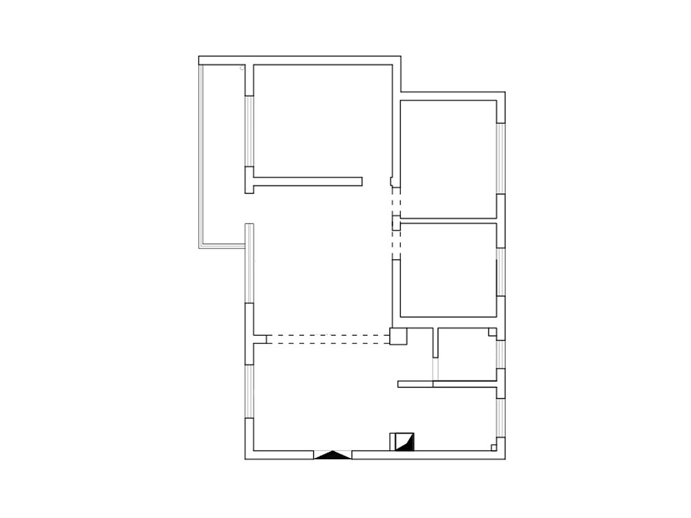 新長(zhǎng)江香榭琴臺(tái)104平中古風(fēng)格裝修效果圖