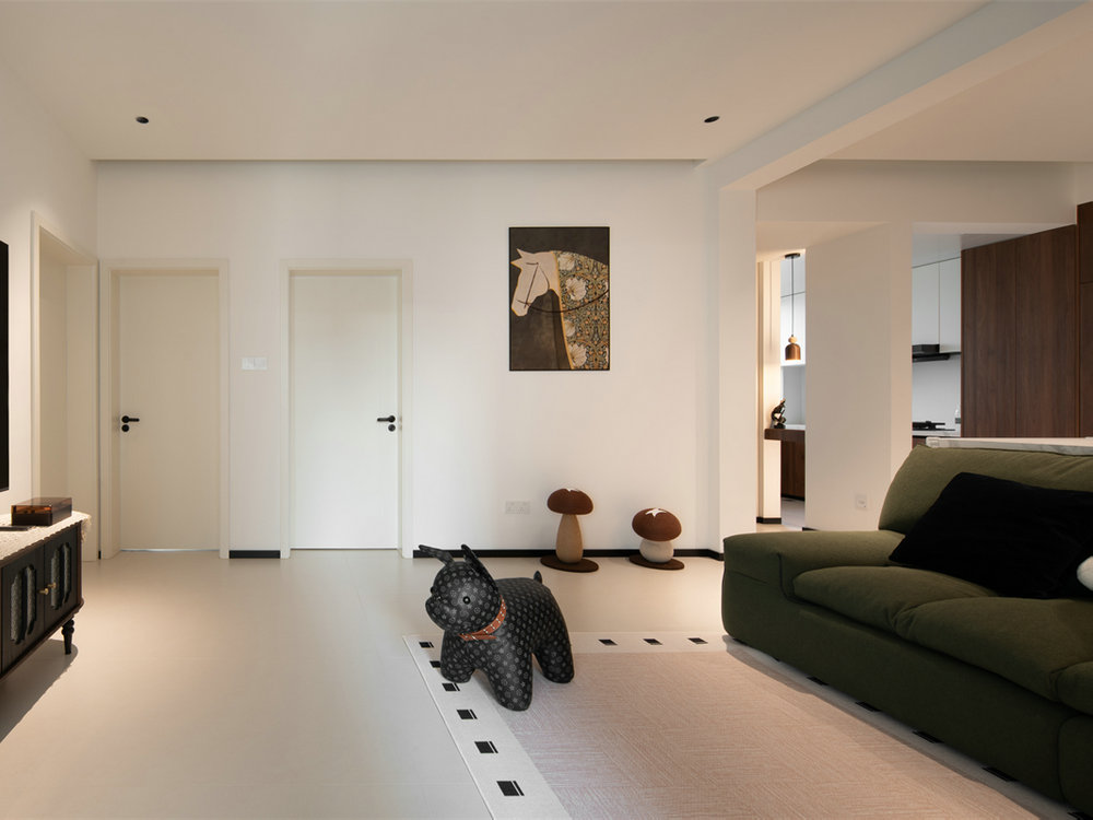 新長(zhǎng)江香榭琴臺(tái)104平中古風(fēng)格裝修效果圖