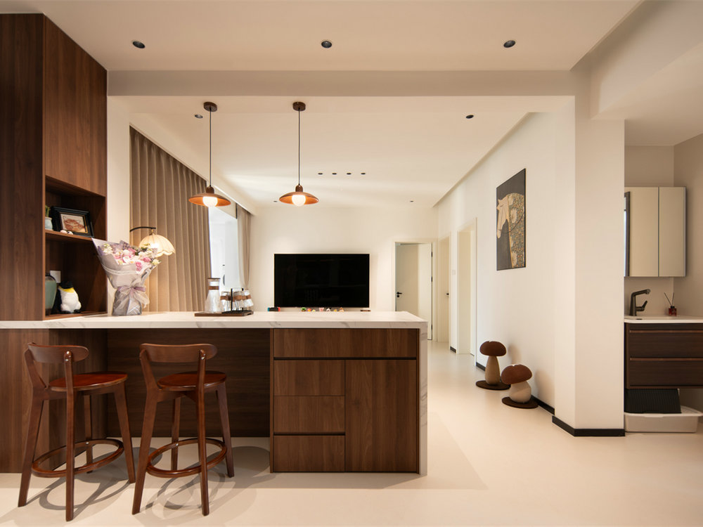 新長(zhǎng)江香榭琴臺(tái)104平中古風(fēng)格裝修效果圖