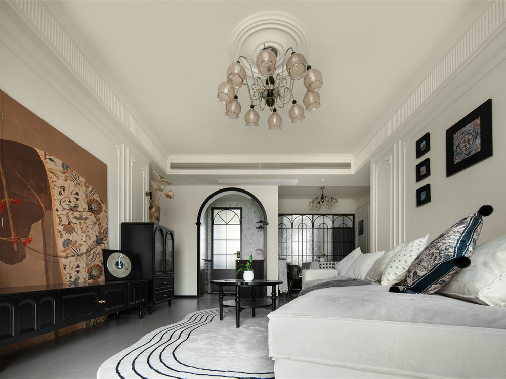 漢江華府119平法式復古風格裝修效果圖