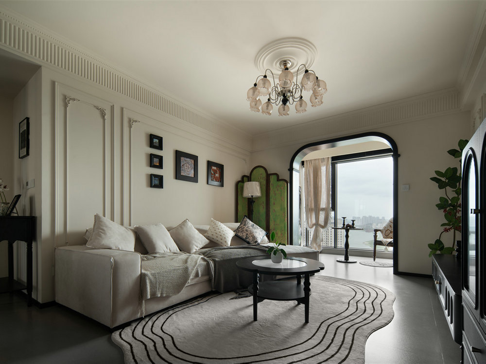 漢江華府119平法式復古風格裝修效果圖