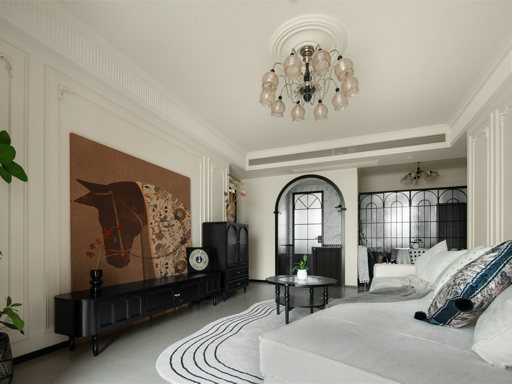 漢江華府119平法式復古風格裝修效果圖