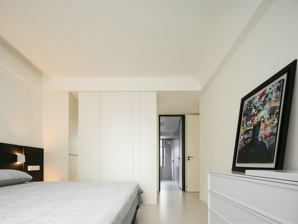 中交澄園130平現(xiàn)代極簡風格裝修效果圖