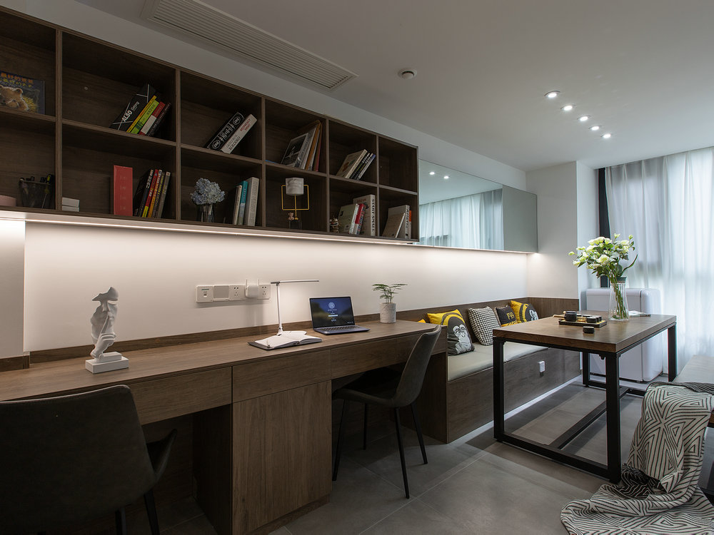 祥生君城頂層復式裝修效果圖