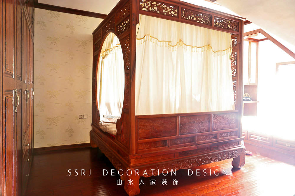 新華聯(lián)青年城復式樓新中式風格裝修效果圖 新華聯(lián)青年城復式樓新中式風格裝修效果圖