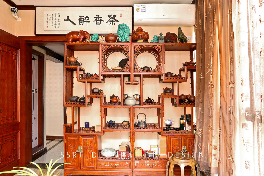 新華聯(lián)青年城復式樓新中式風格裝修效果圖 新華聯(lián)青年城復式樓新中式風格裝修效果圖